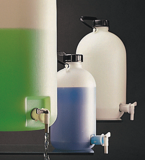 Δοχεία αποθήκευσης υγρών με βρύση (Aspirator bottles) 
